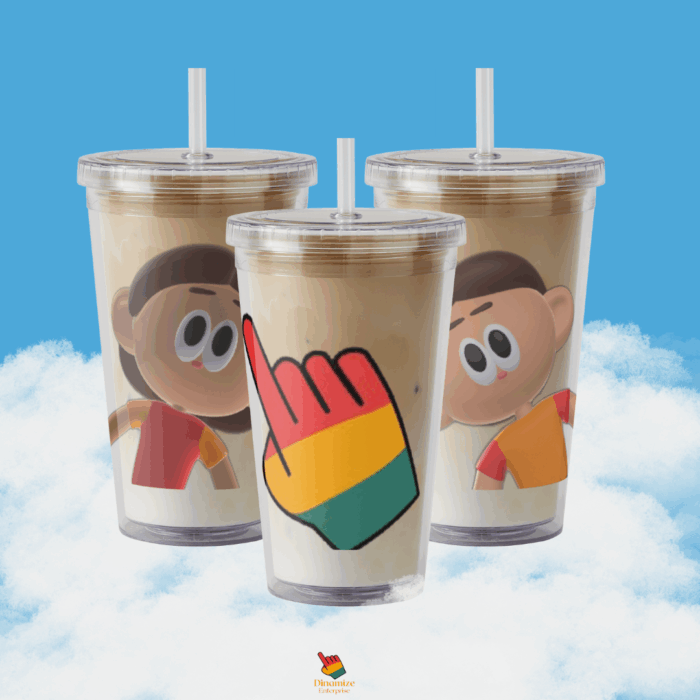 Vaso con Popote