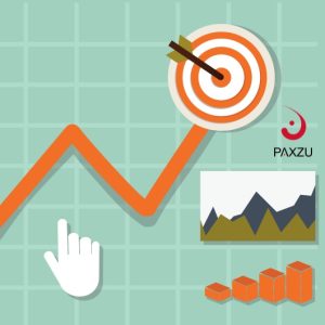 Flat vector illustration of web analytics information and development website statistic - vector illustration